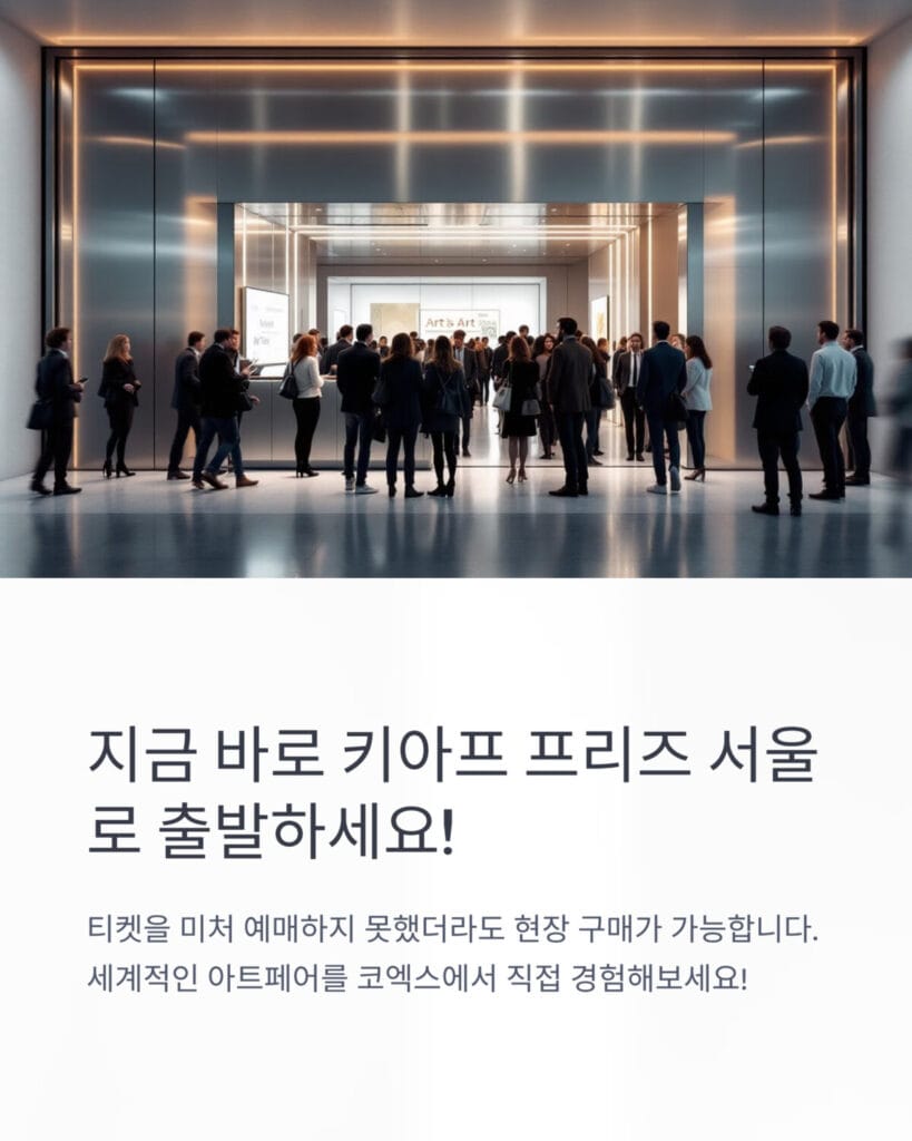 전시회를 보러 가는 사람들