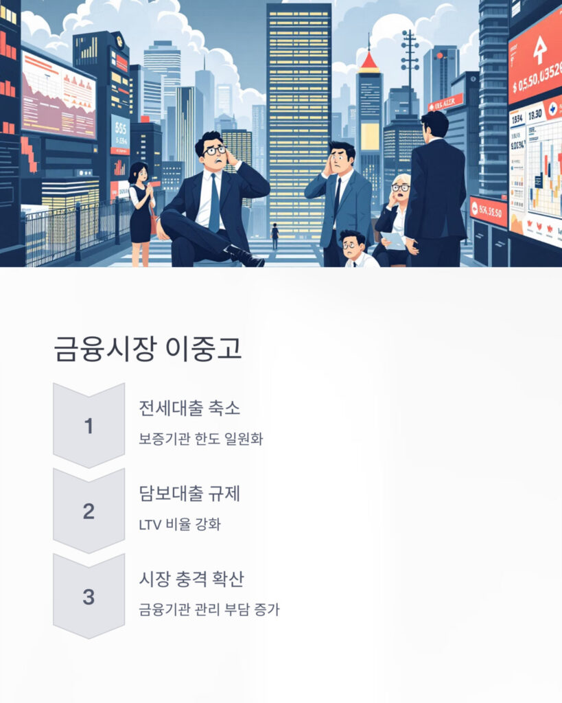 금융시장, 이중고에 긴장 고조