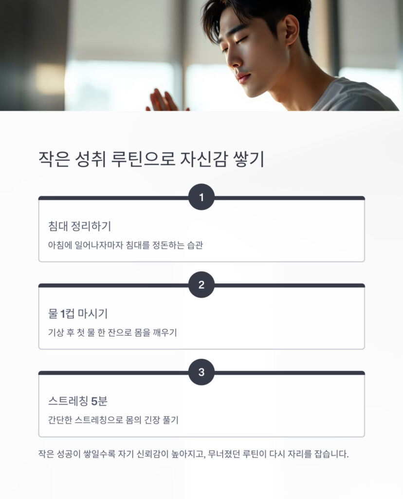 집중하고 있는 남성의 모습