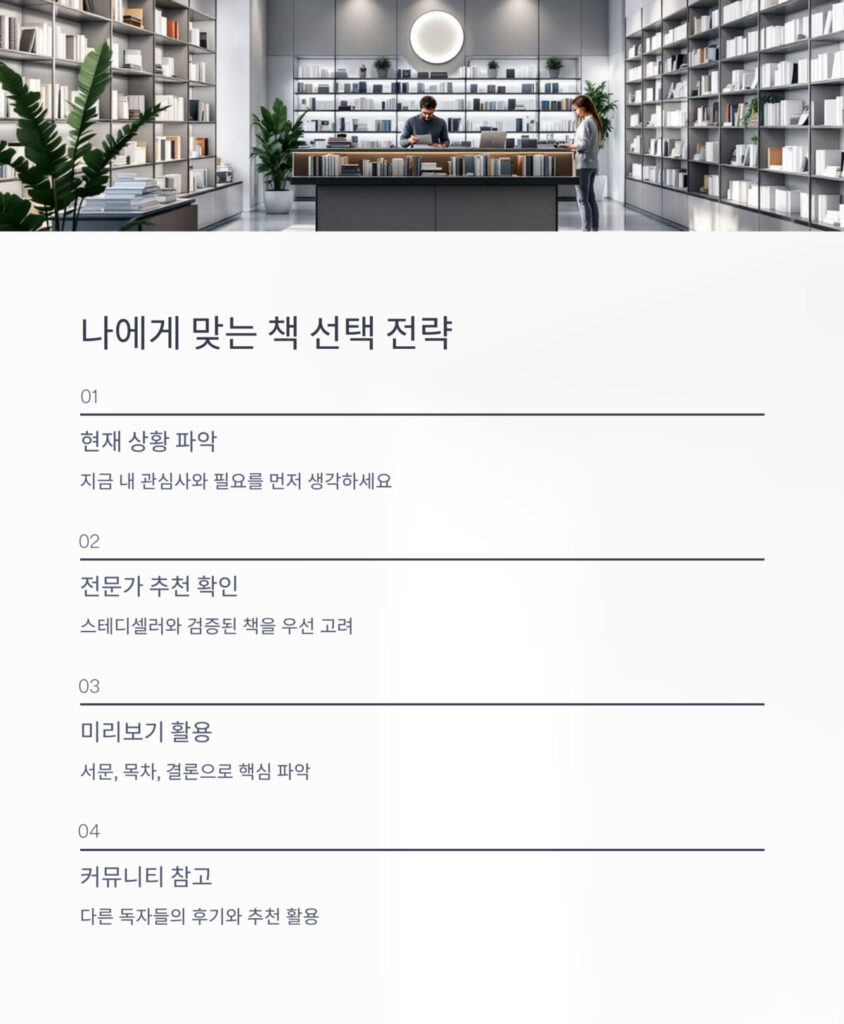 나에게 맞는책 선택 전략