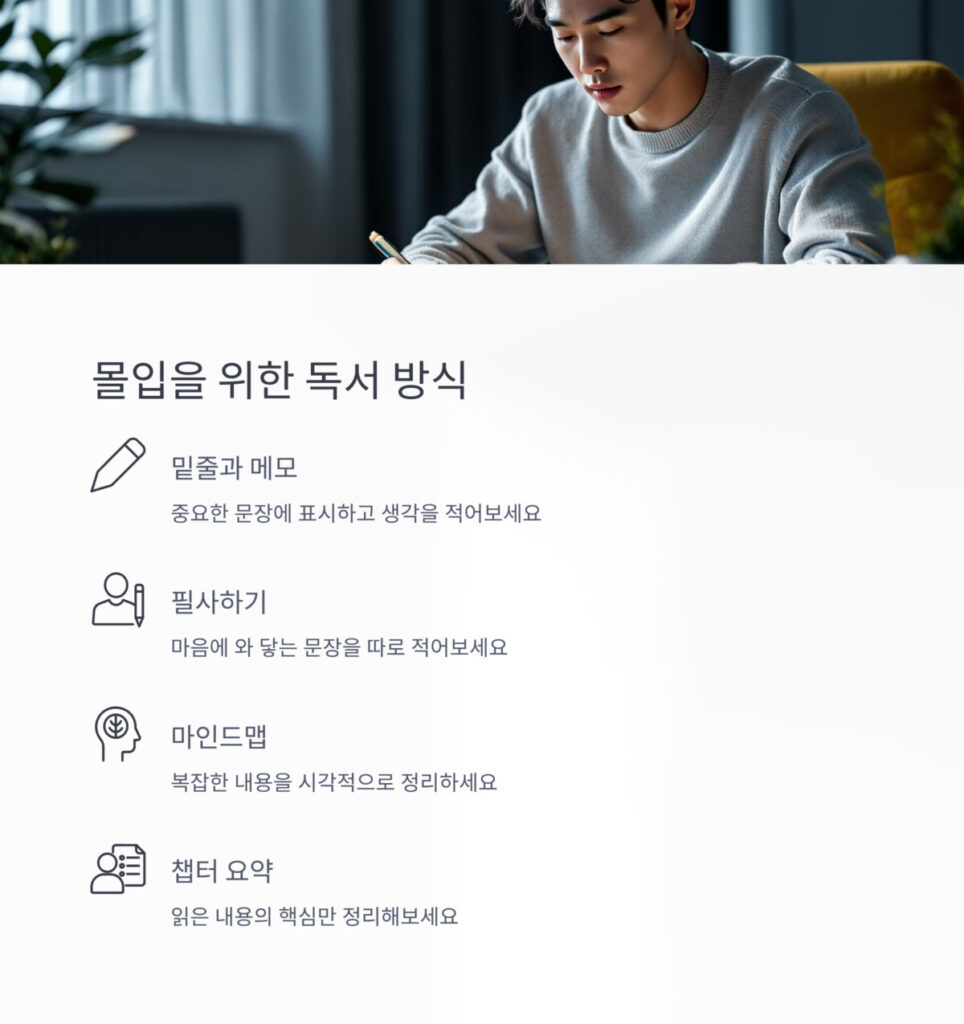 몰입을 위한 독서 방식