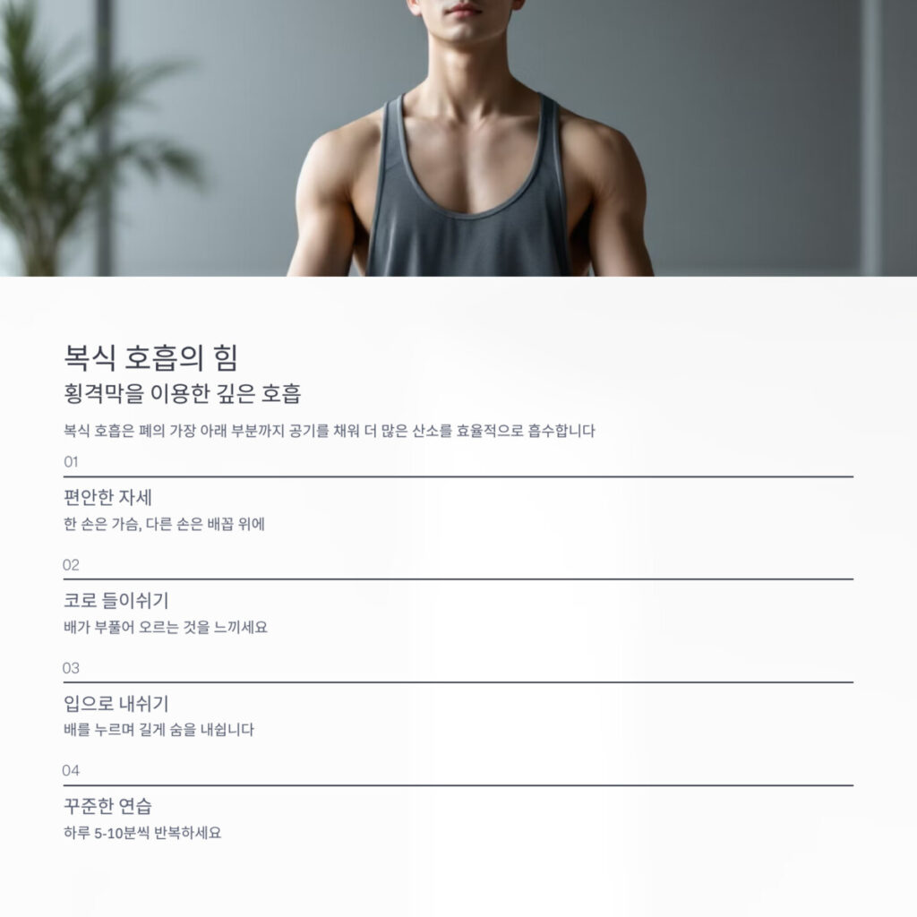 복식호흡법
