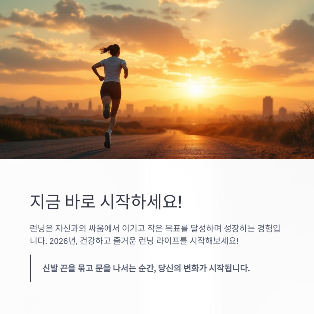 런닝중인 여성