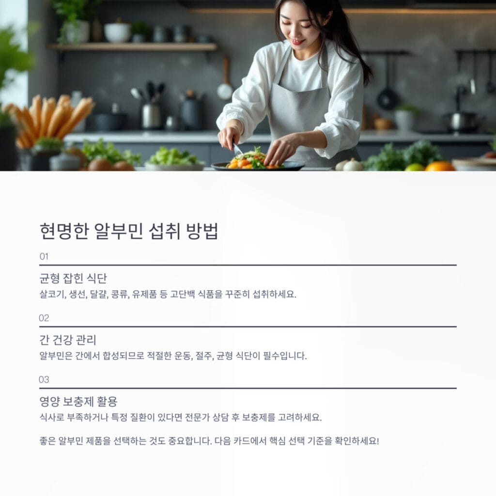 알부민, 부작용 없이 현명하게 섭취하는 법